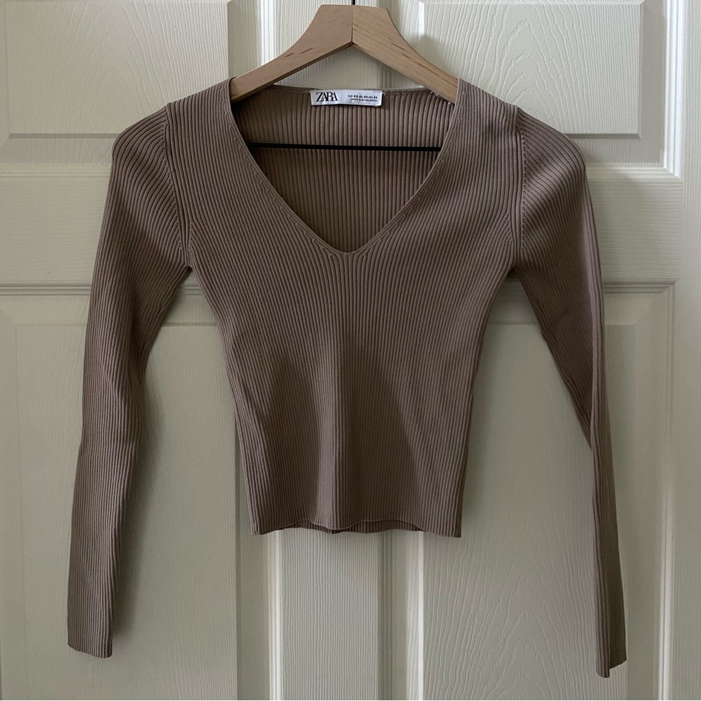 Zara Ribbed Long Sleeve
